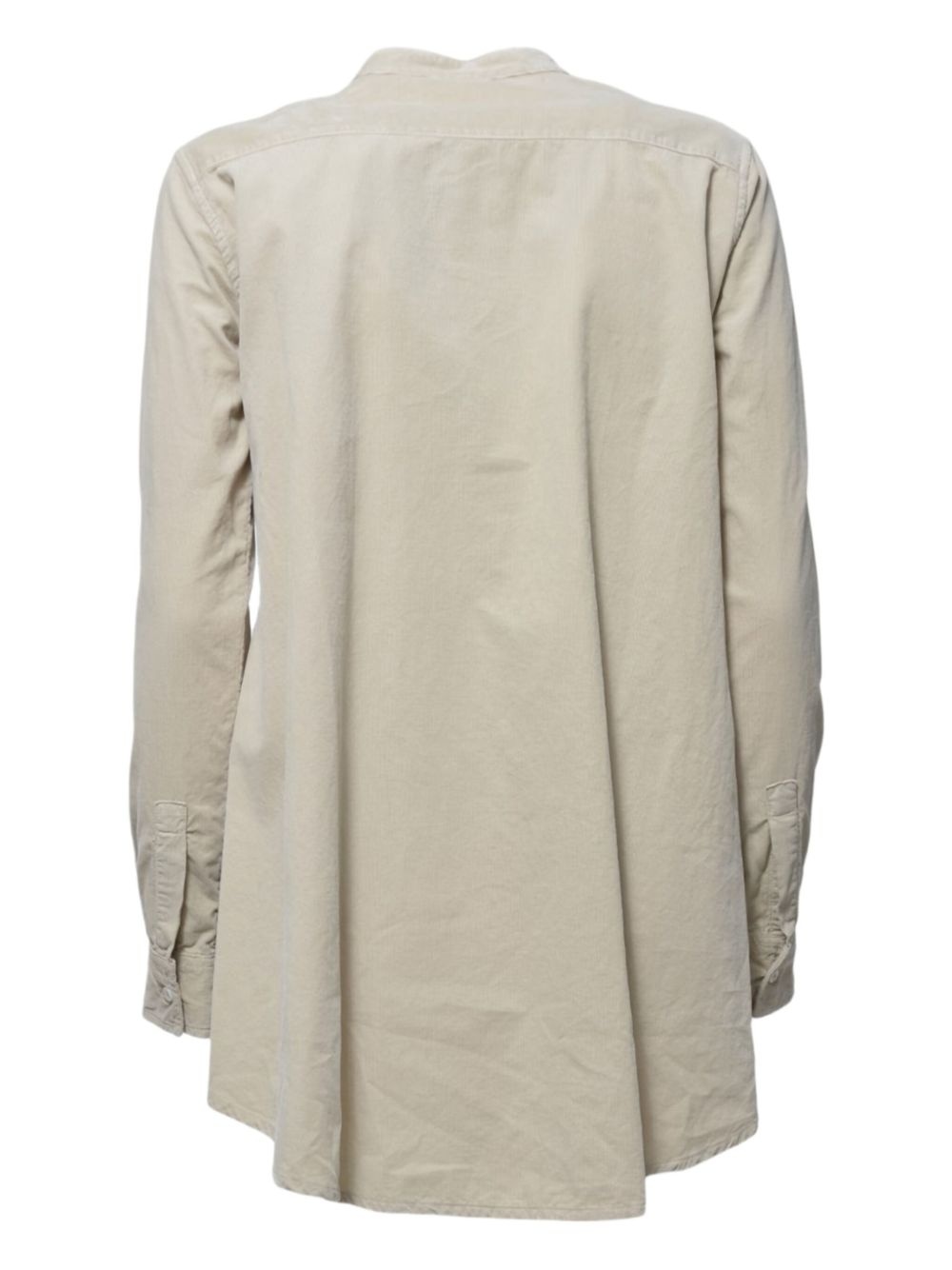 pleated button-down shirt - 2