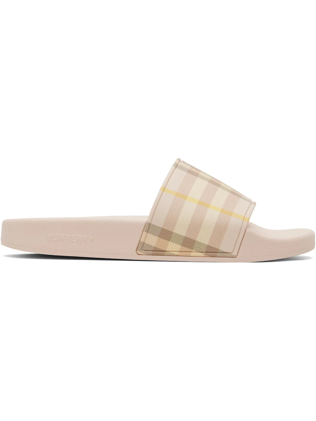Pink Check Slides - 1