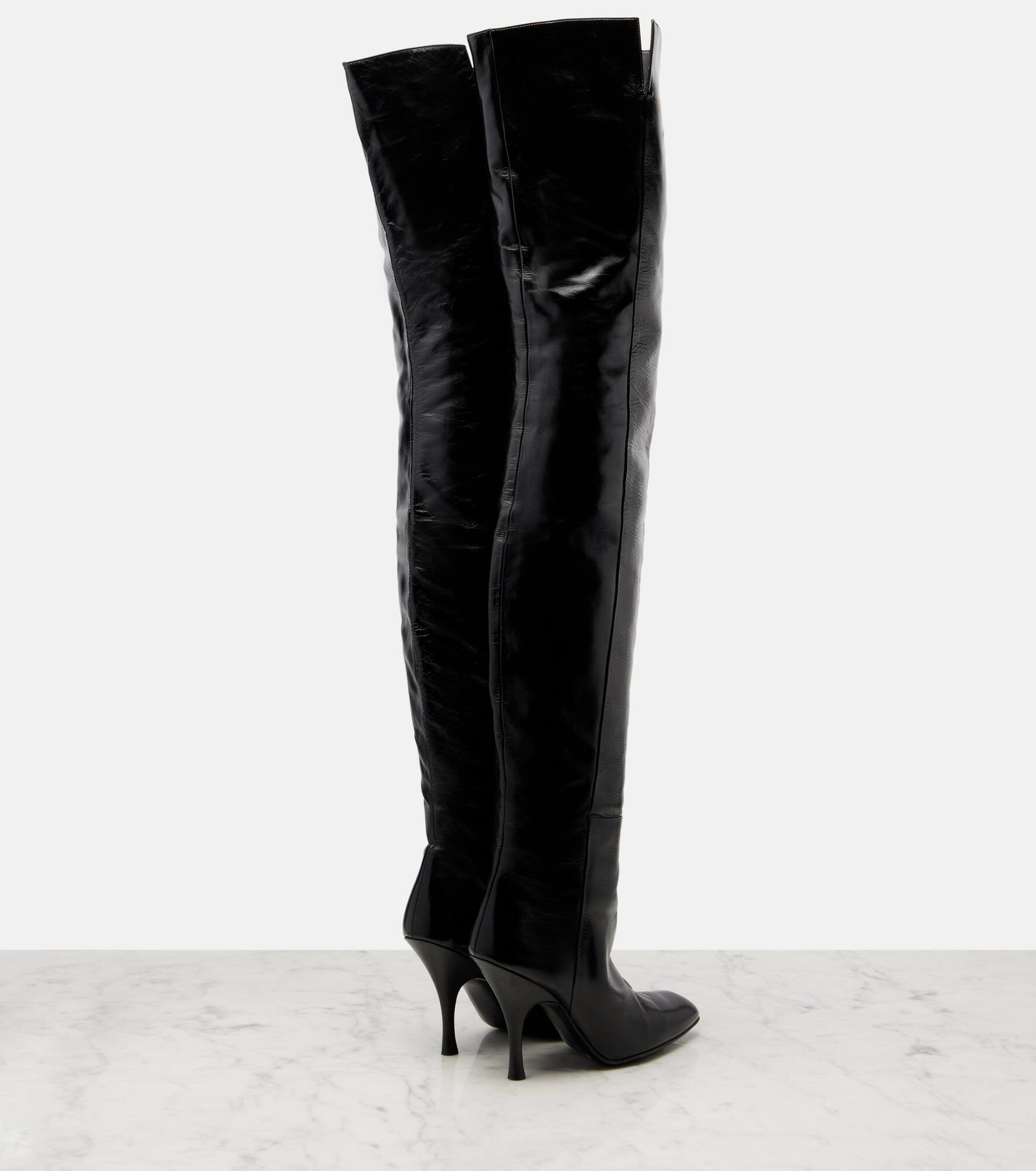 Colt 100 over-the-knee leather boots - 2