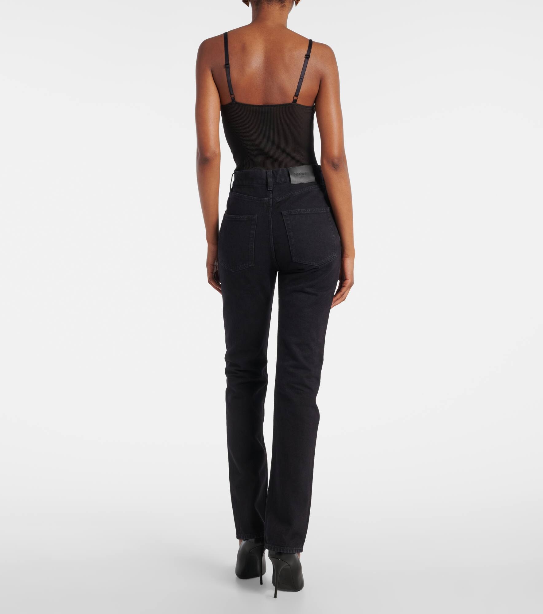 90s high-rise flared jeans - 3