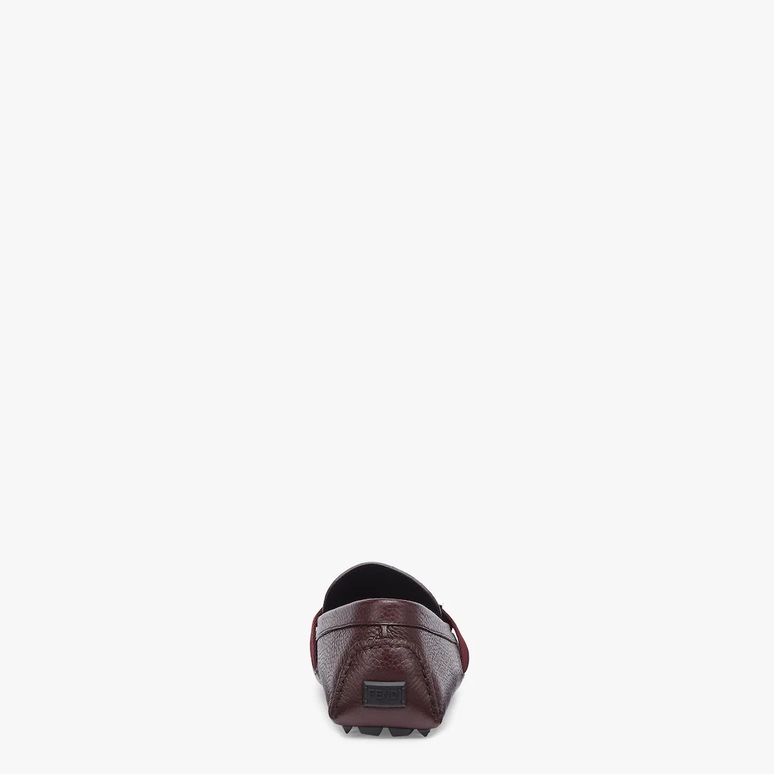 Burgundy leather drivers - 3