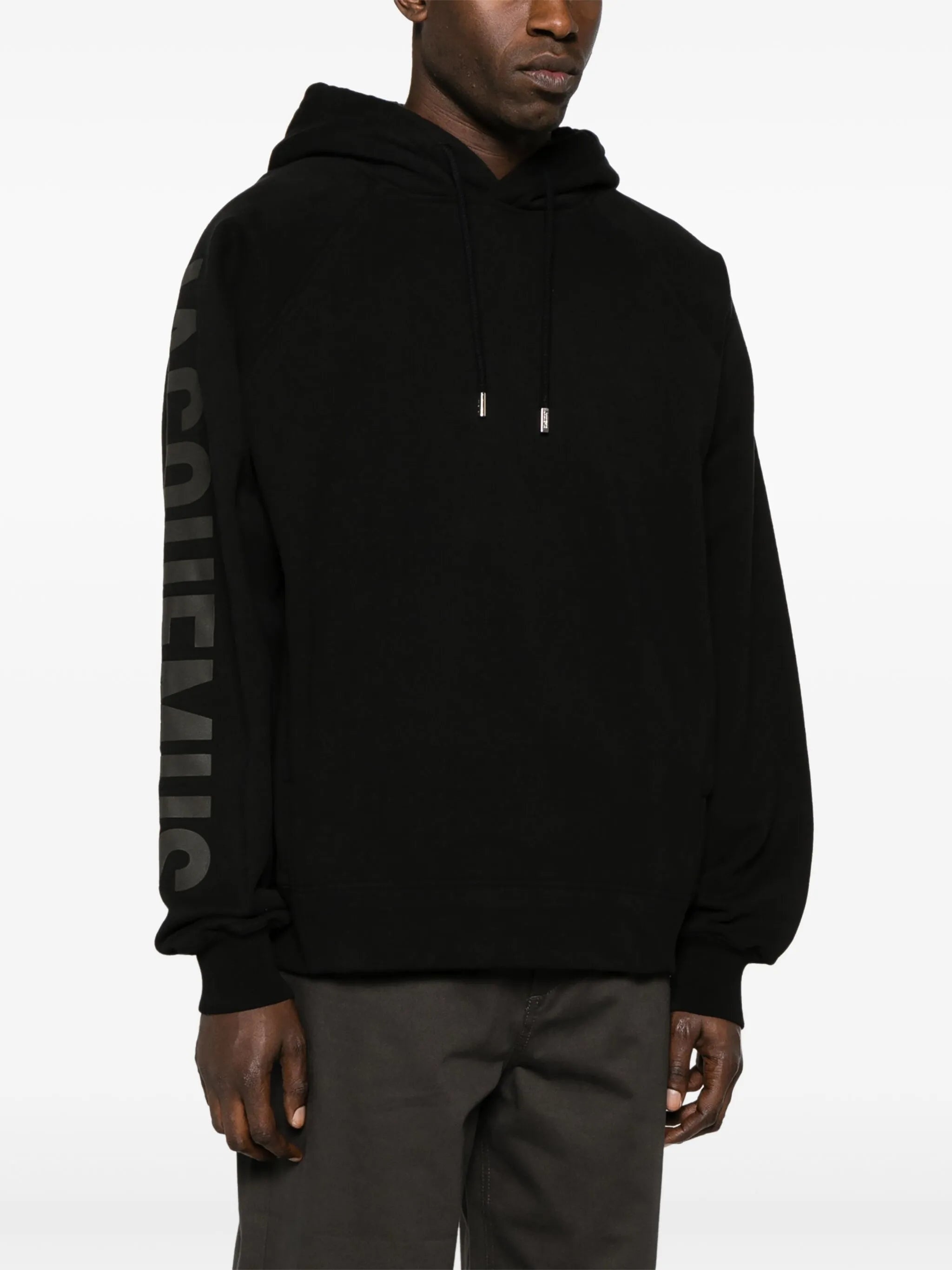 Le Hoodie Typo Cotton Top - 3