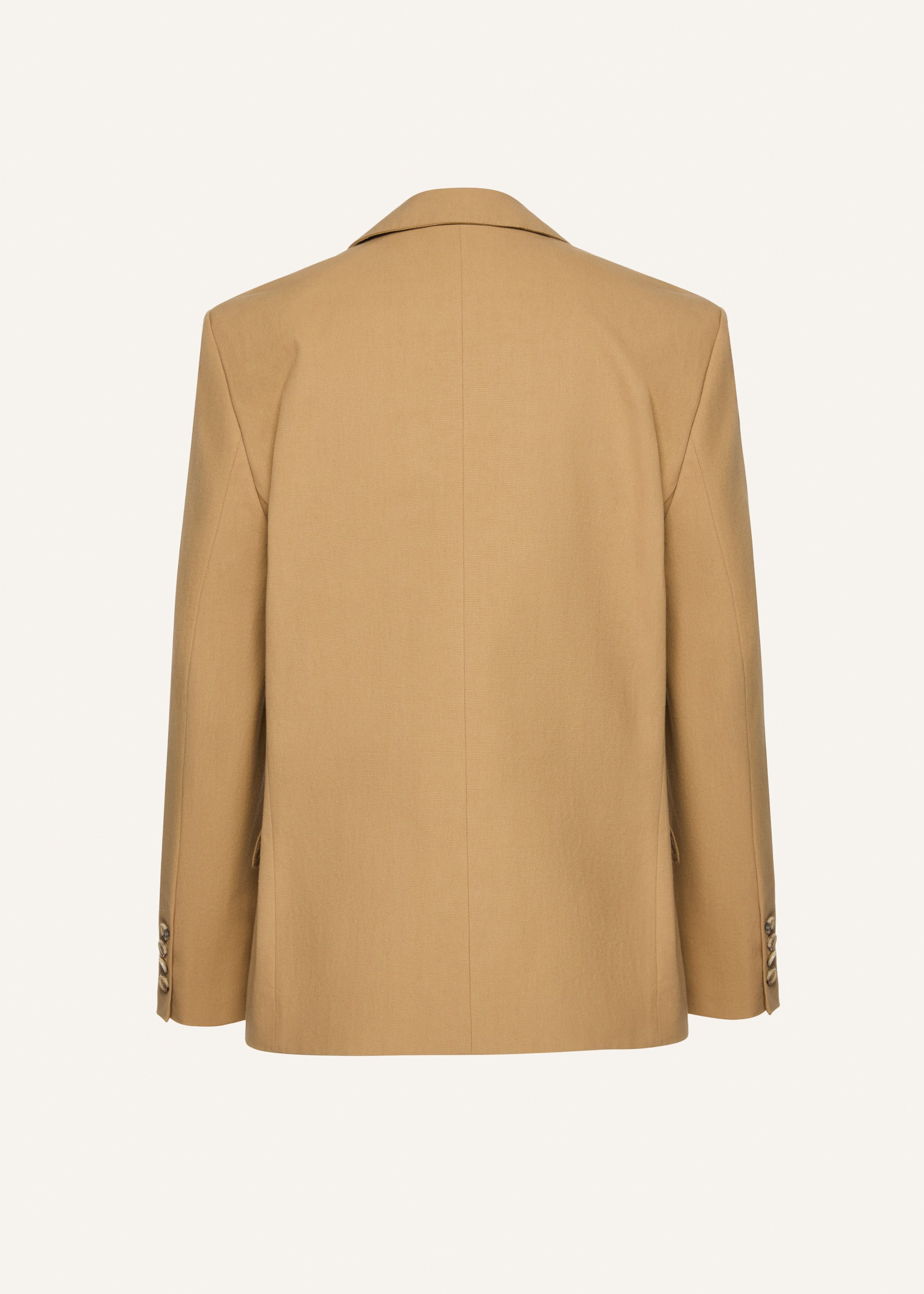 Classic oversized blazer in beige - 2