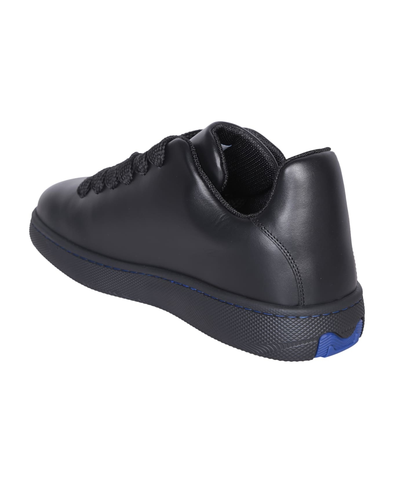 Leather Black Sneakers - 3