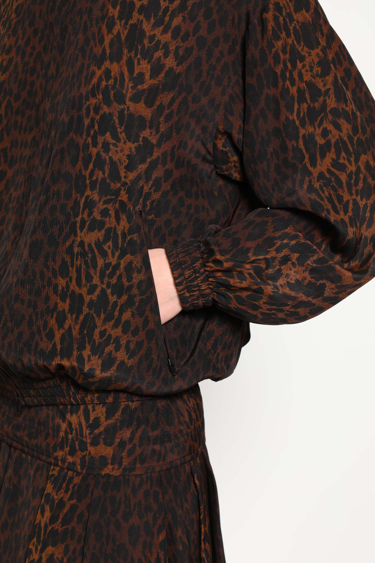 Leopard Print Track Jacket - 4