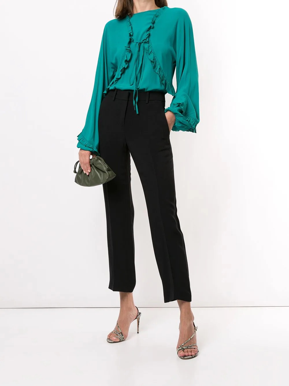 cropped tailored trousers - 2