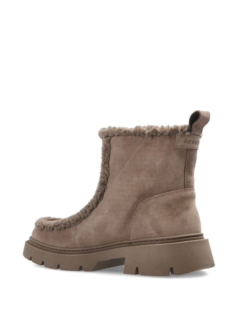 shearling-trim ankle boots 3