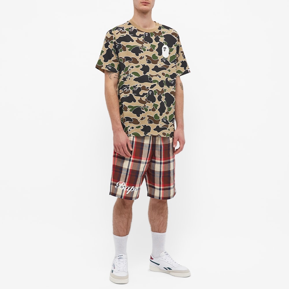 A Bathing Ape STA Camo Ape Head Tee - 5