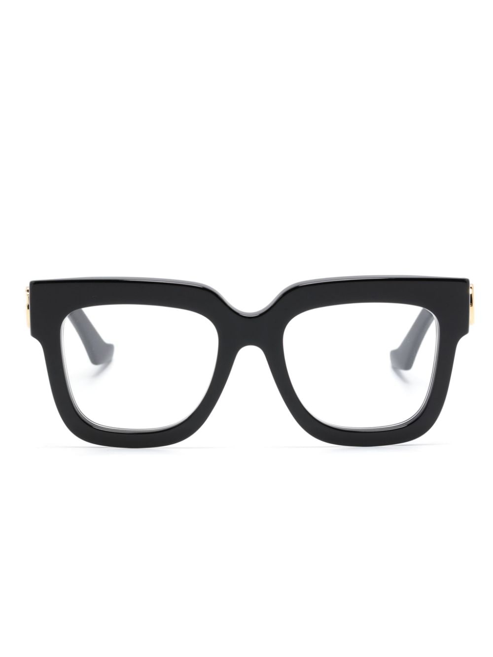 square-frame glasses - 1