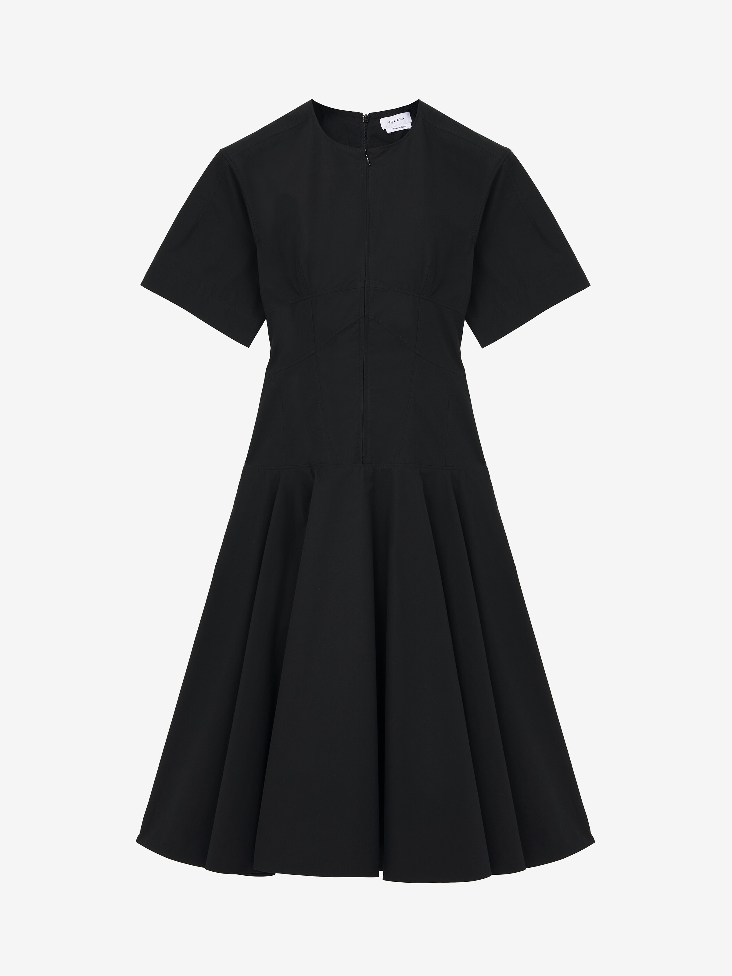 Cotton Poplin Midi Dress - 1