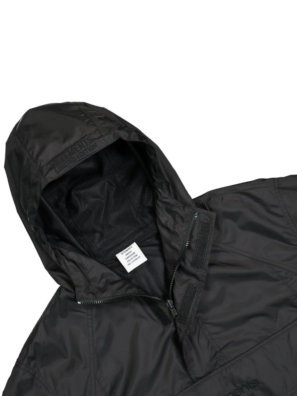 logo-embroidered padded jacket - 3
