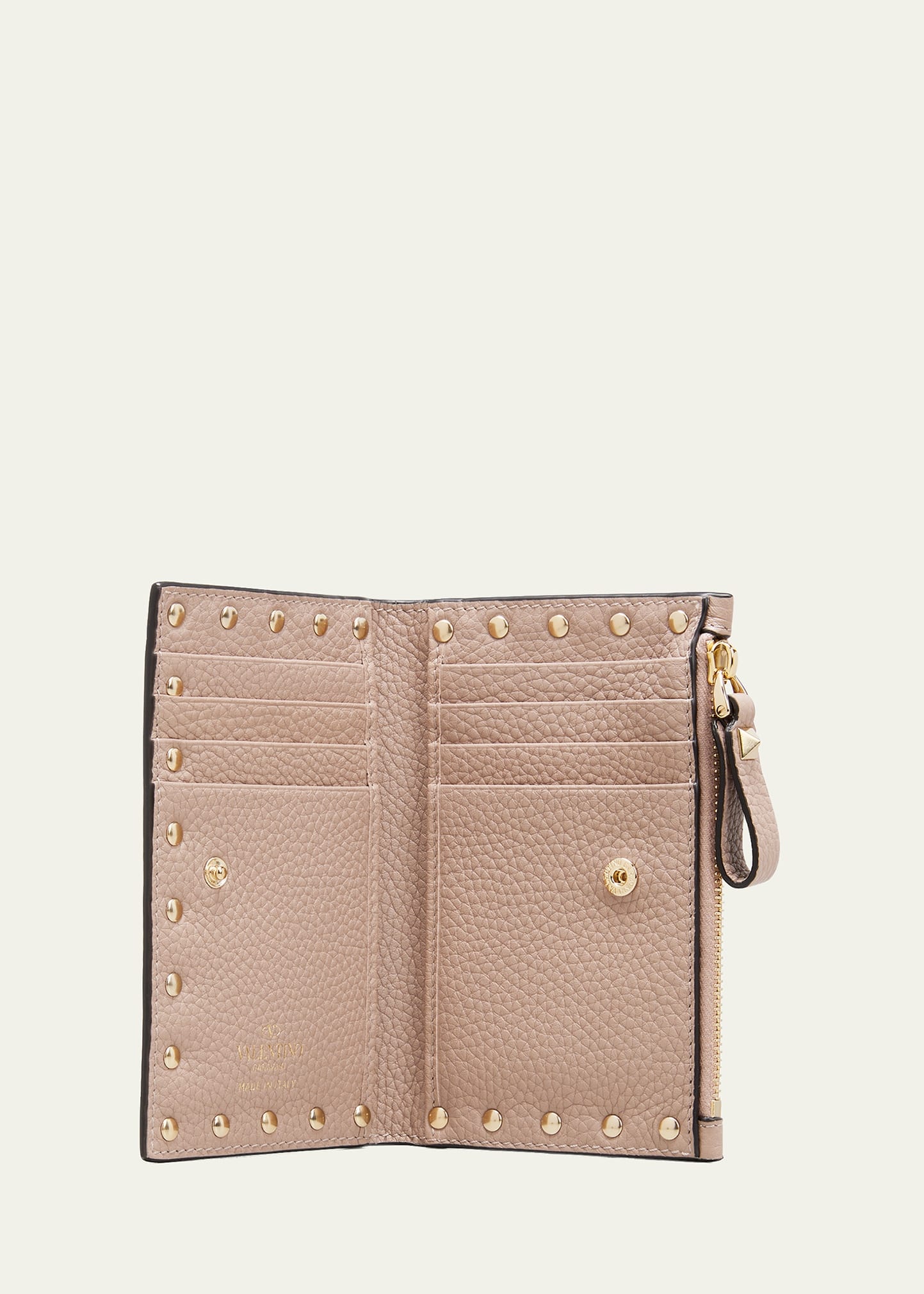 Rockstud Leather Zip Coin Purse/Card Holder - 4