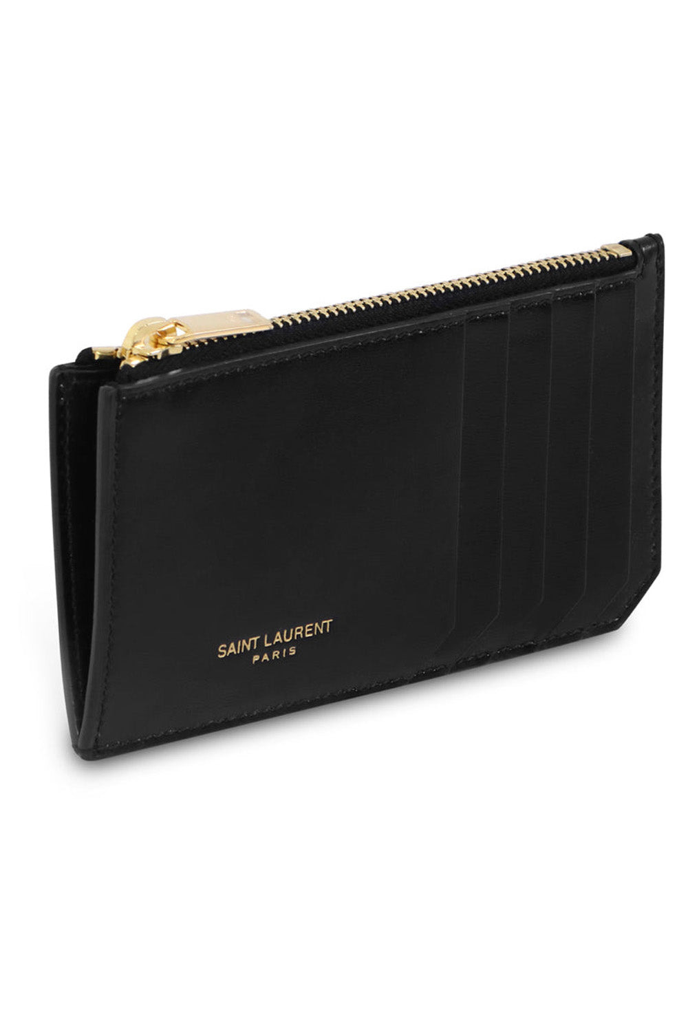 ZIPPED FRAGMENTS CARD CASE BLACK/GOLD - 3
