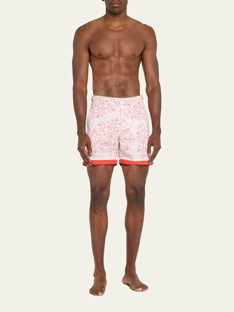 ORLEBAR BROWN Men's Foral Nouveau Bulldog Swim Shorts outlook