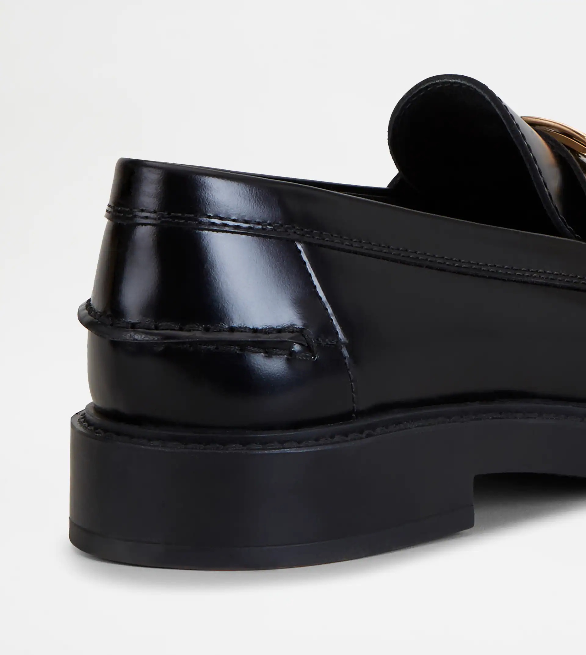 LOAFERS IN LEATHER - BLACK - 7