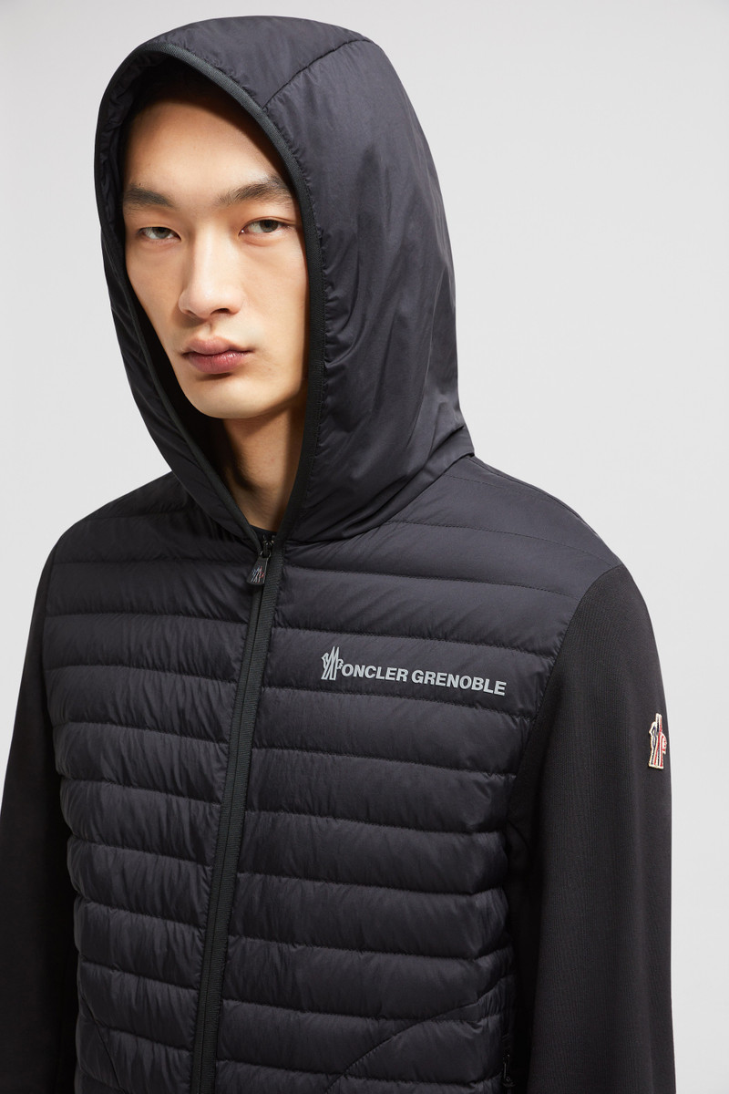 Padded Cotton Zip-Up Hoodie 4