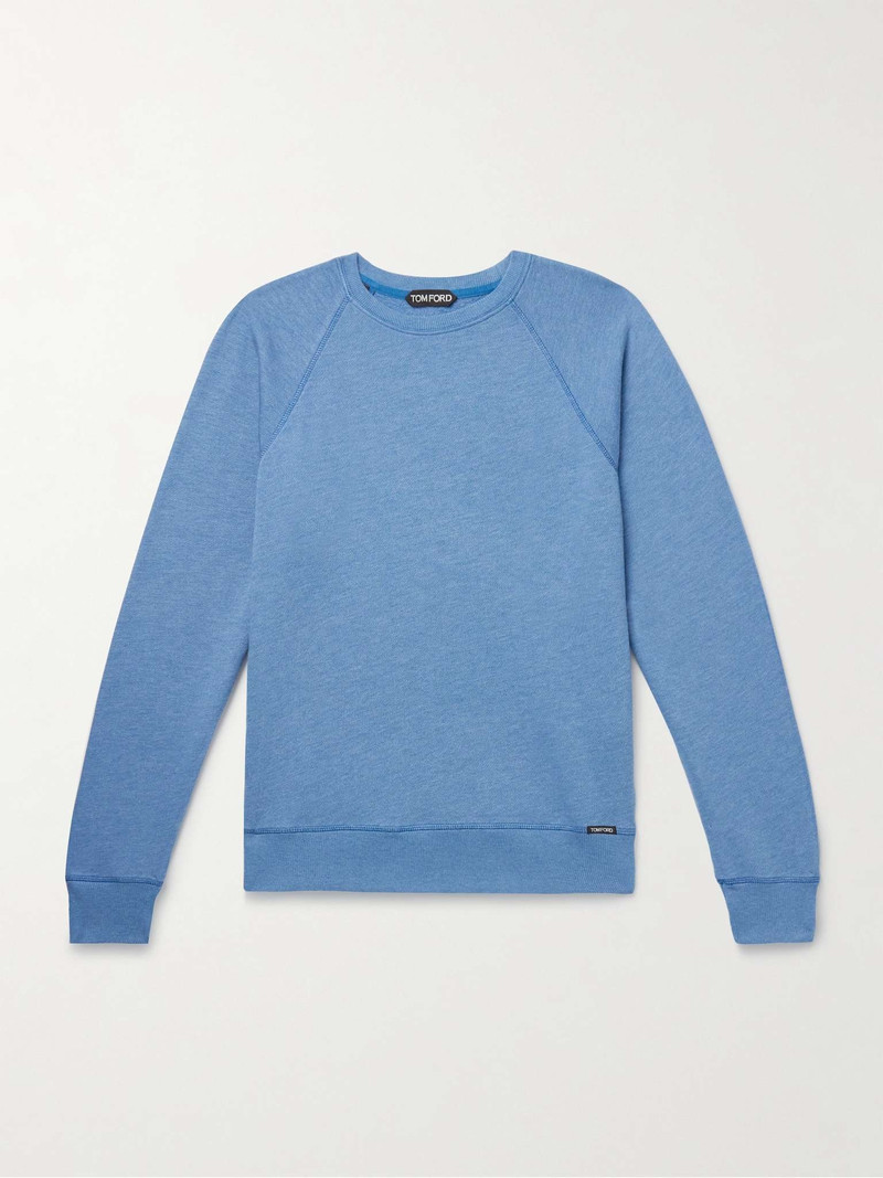 Cotton-Blend Jersey Sweatshirt - 1