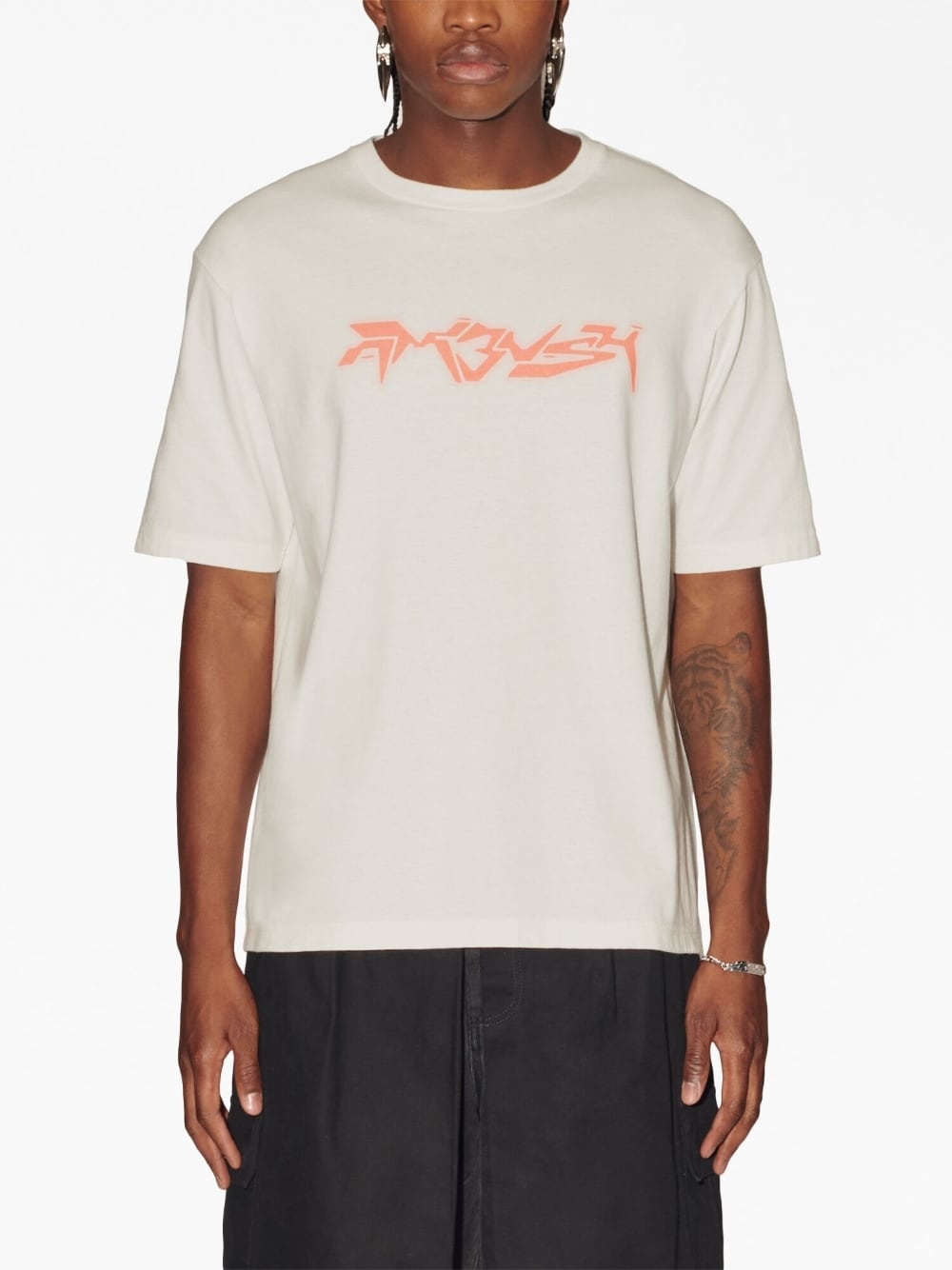 logo-print T-shirt - 4