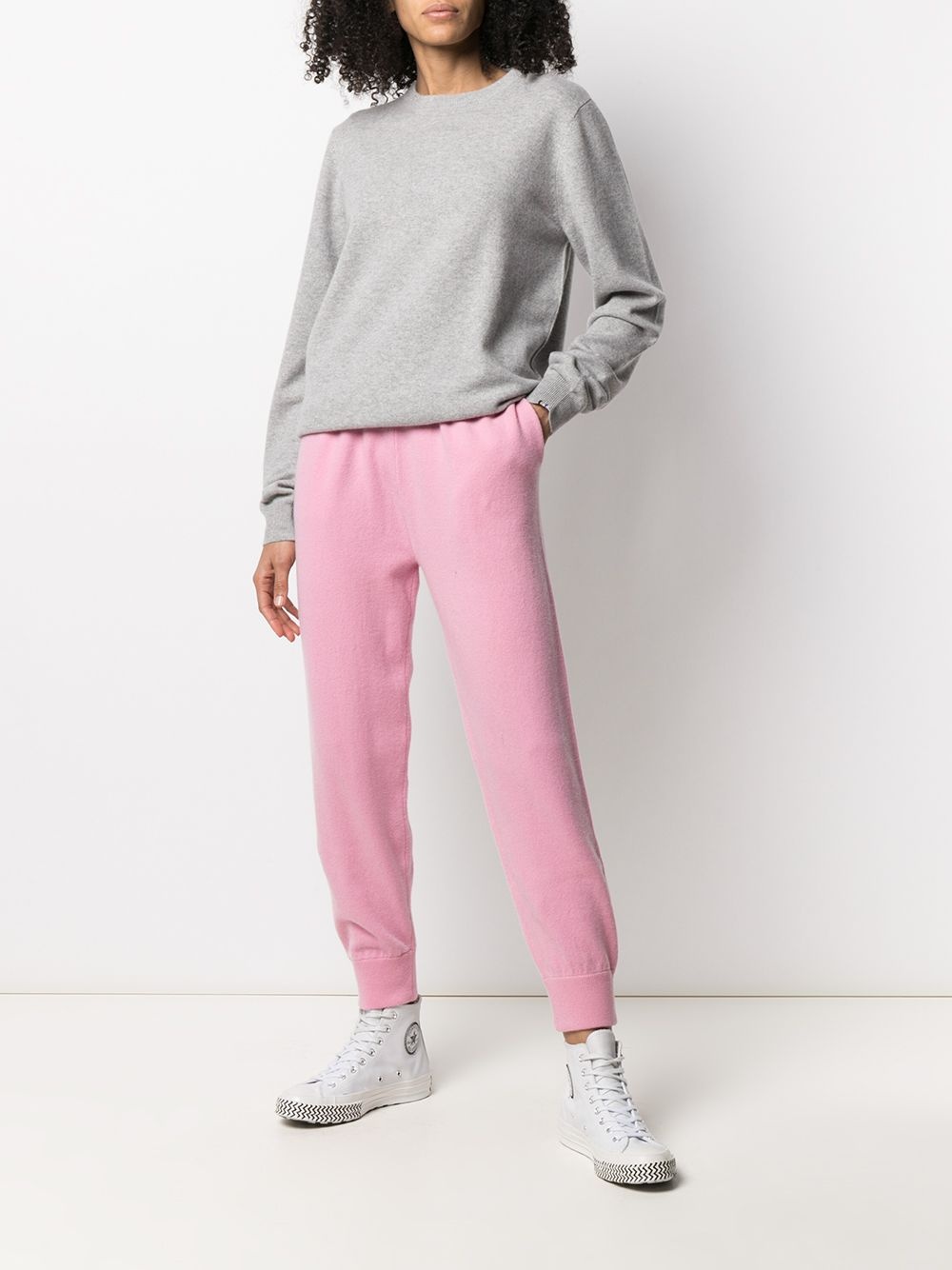 No. 56 Yogi cashmere-blend trackpants - 3