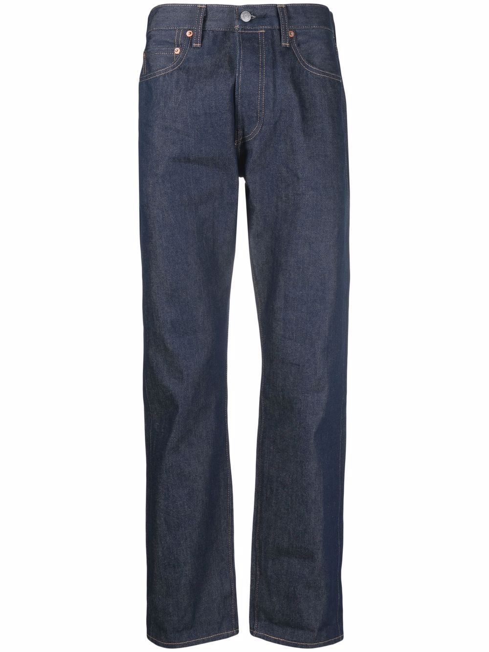 mid-rise straight-leg jeans - 1