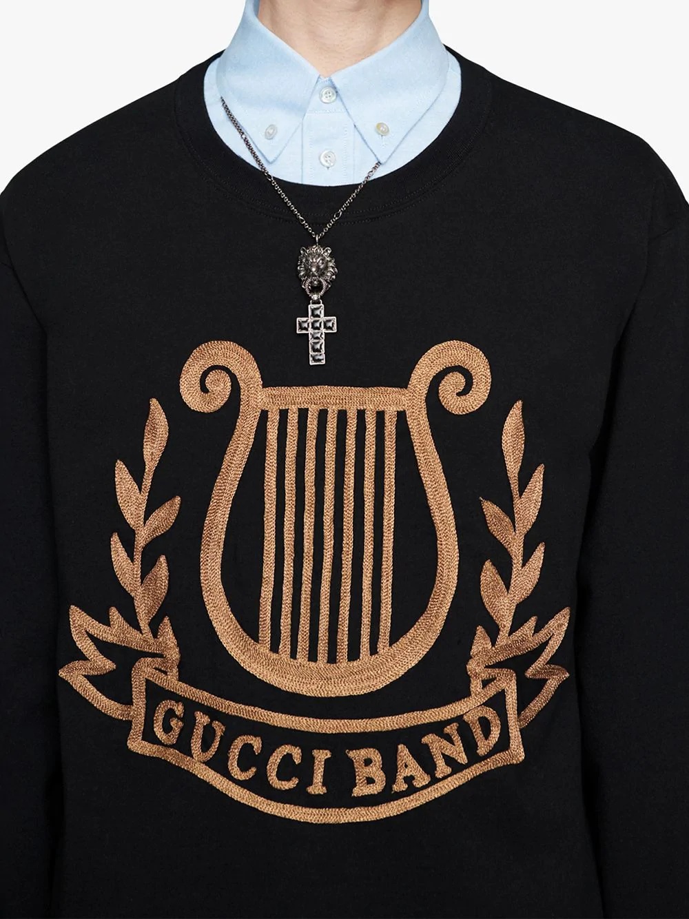 Oversized T-shirt with lyre pach - 5