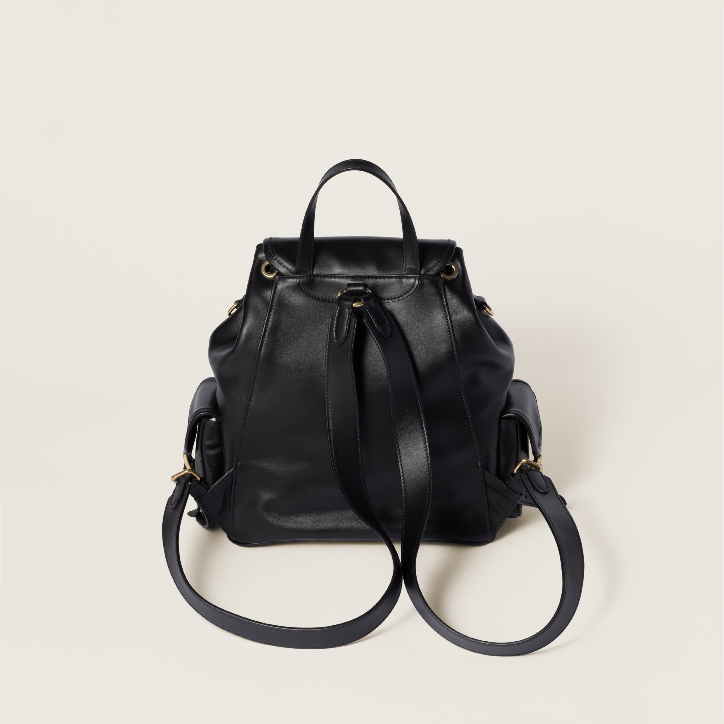 Leather backpack - 4