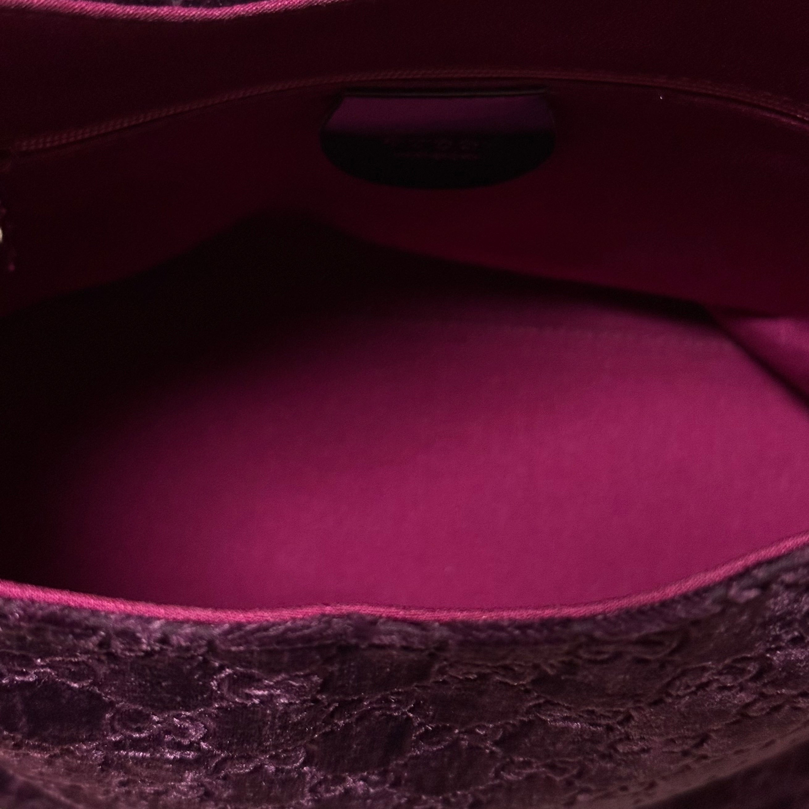 GUCCI Fall Winter 1997 Velvet GG Monogram Shoulder Bag - 8