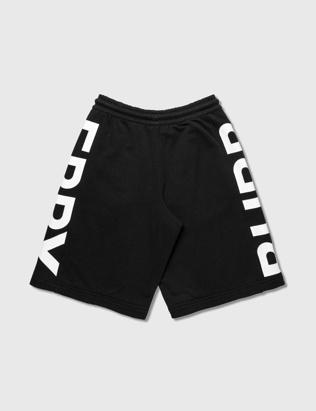 Logo Print Cotton Drawcord Shorts - 6