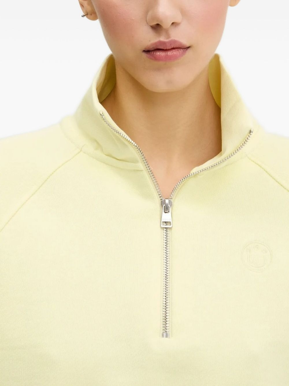 zip-neck sweatshirt - 3
