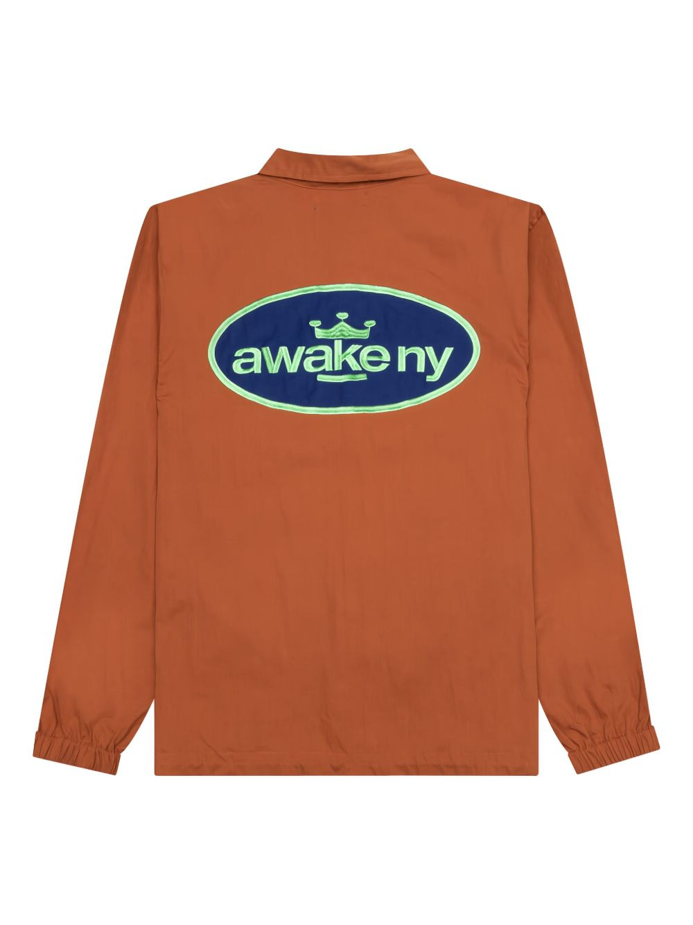 oval-logo twill jacket - 2
