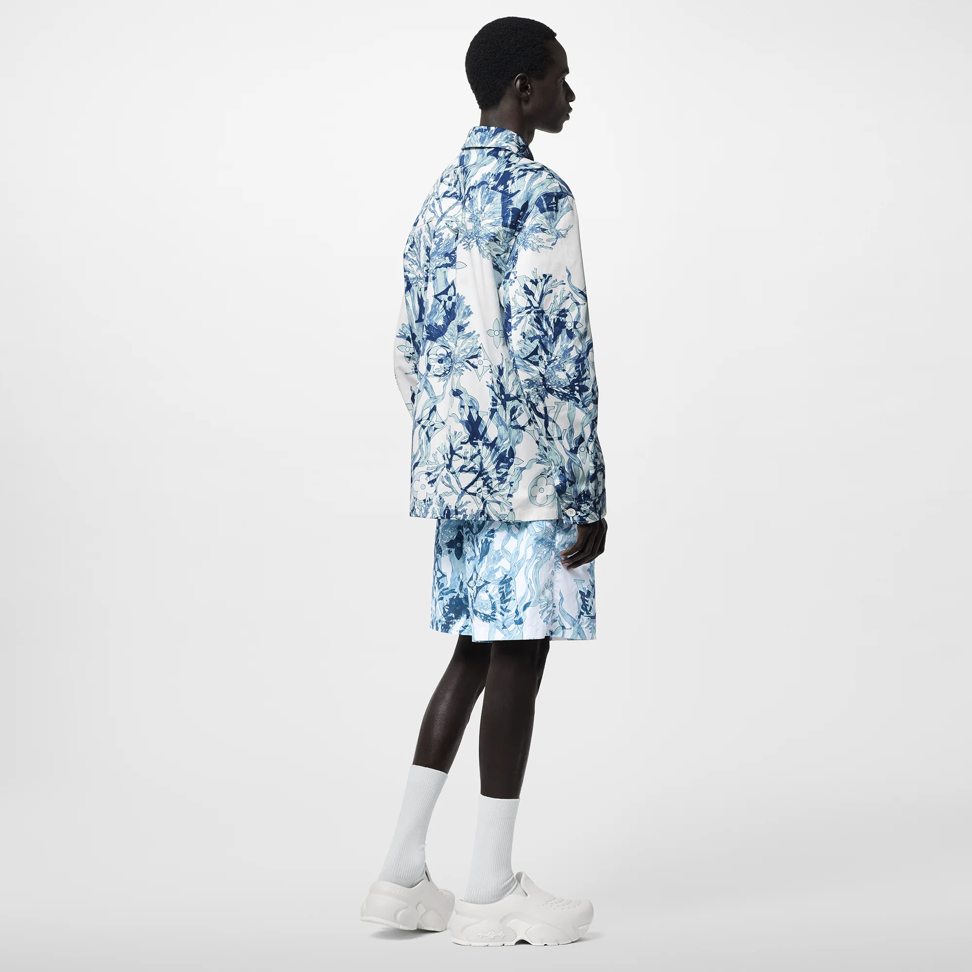 Printed Cotton Overshirt - 3