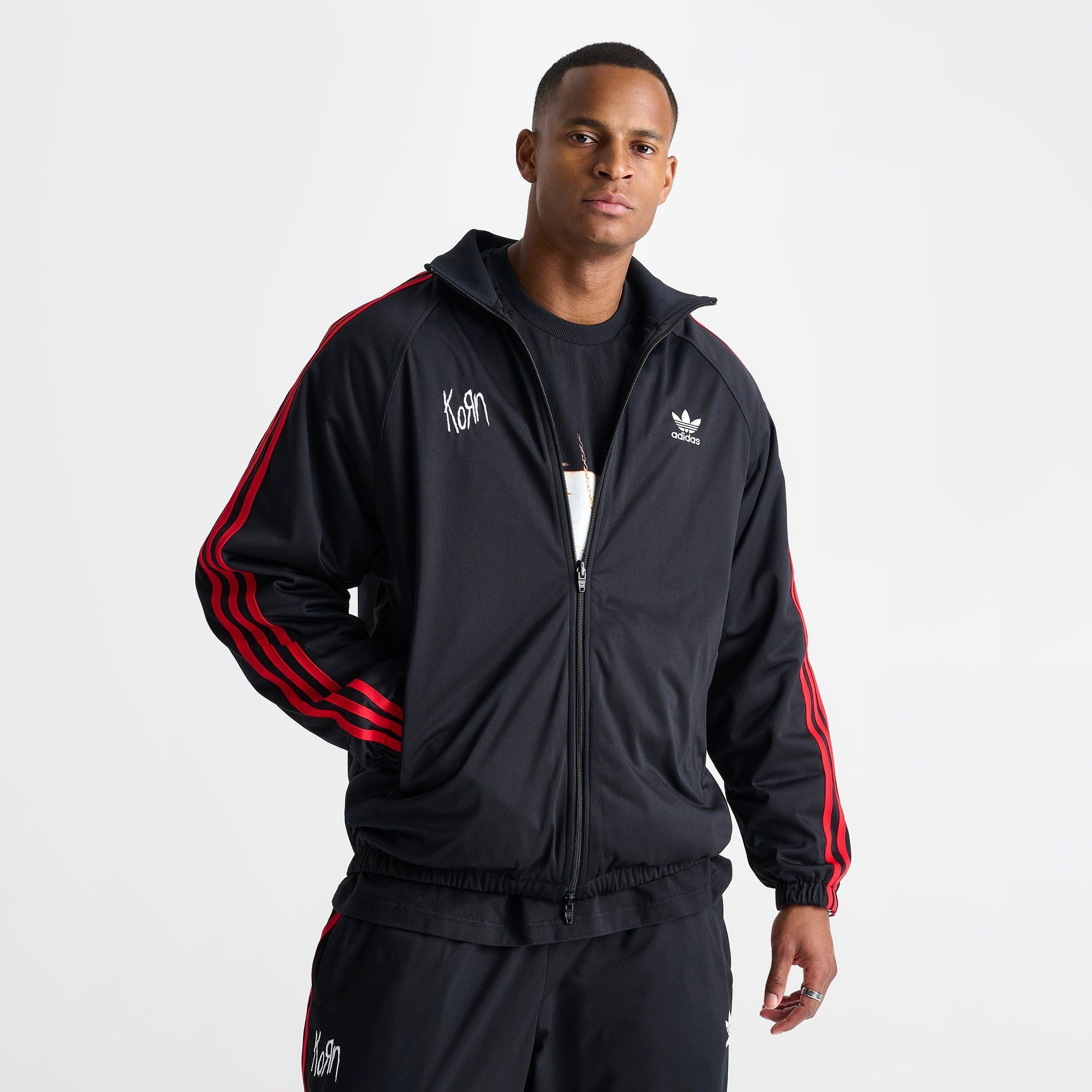 adidas MEN'S ADIDAS ORIGINALS X KORN REVERSIBLE TRACK JACKET