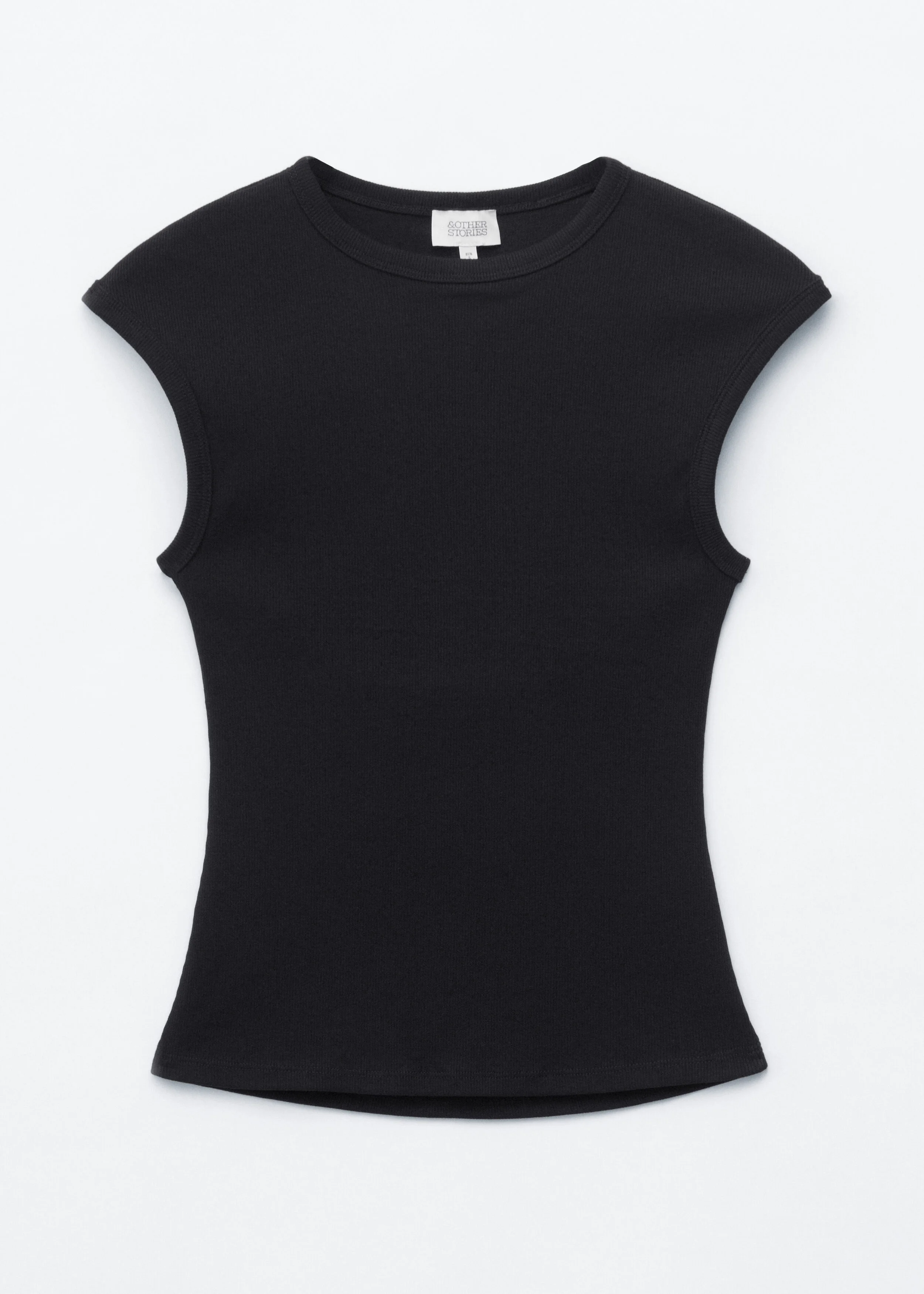 Open-Back Ribbed Top - 1