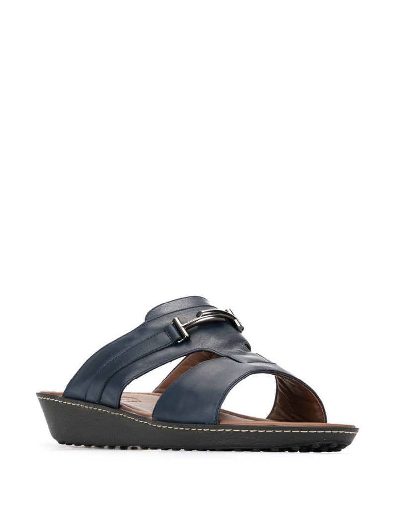 Tod's logo open-toe sandals outlook