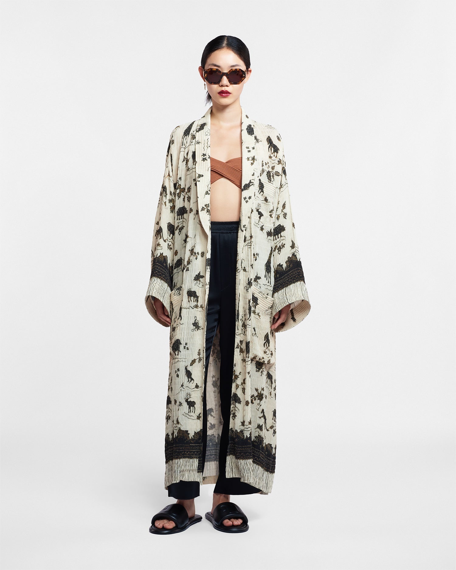 Story-Print Kimono - 2