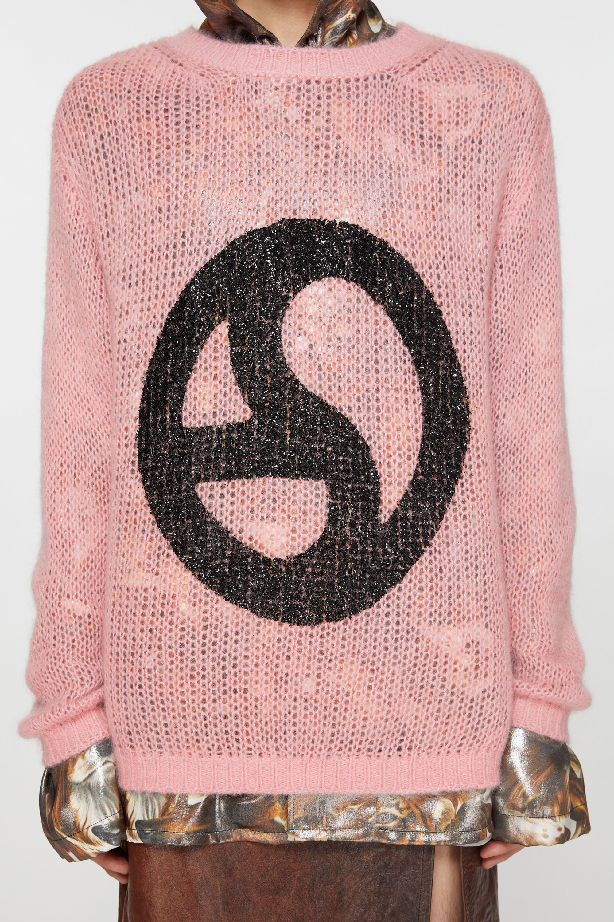 Crew neck sweater - Blush pink - 4