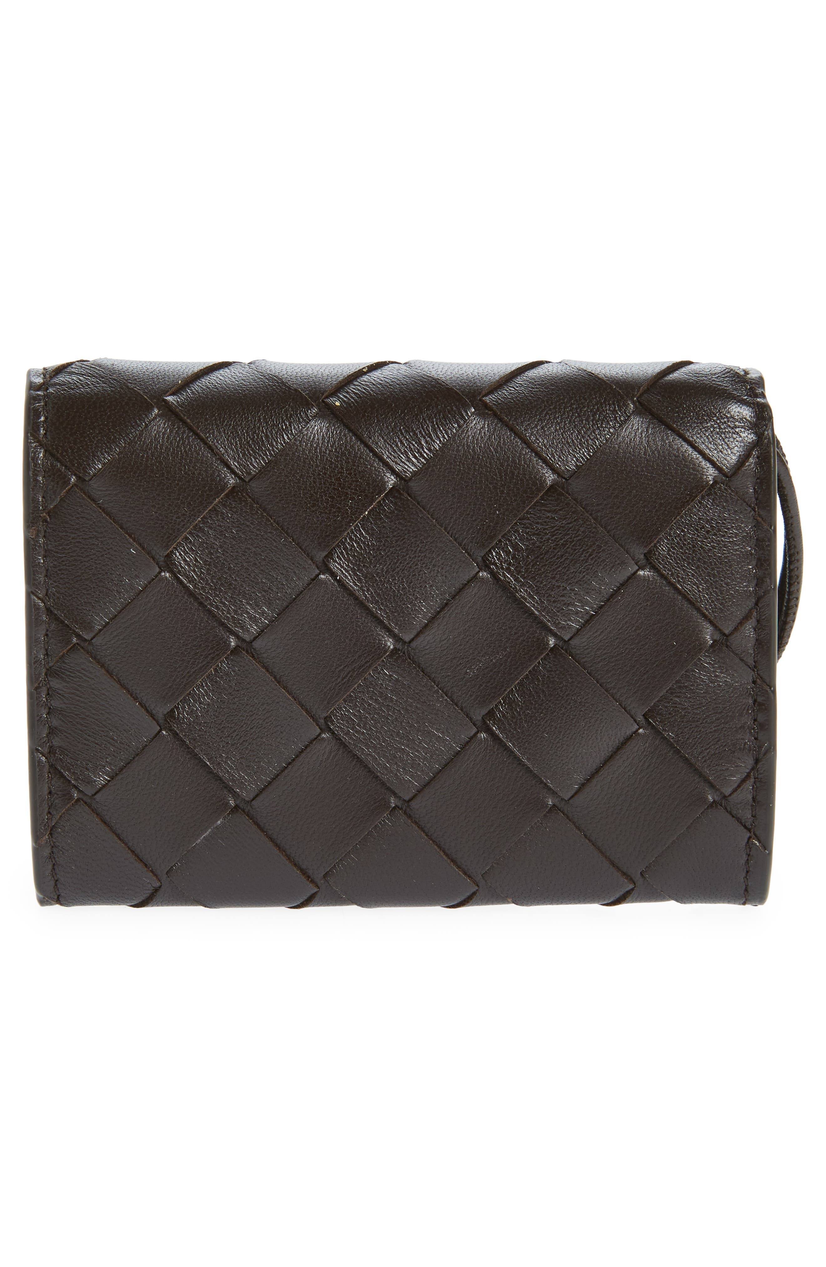Andiamo Intrecciato Leather Envelope Card Case - 4