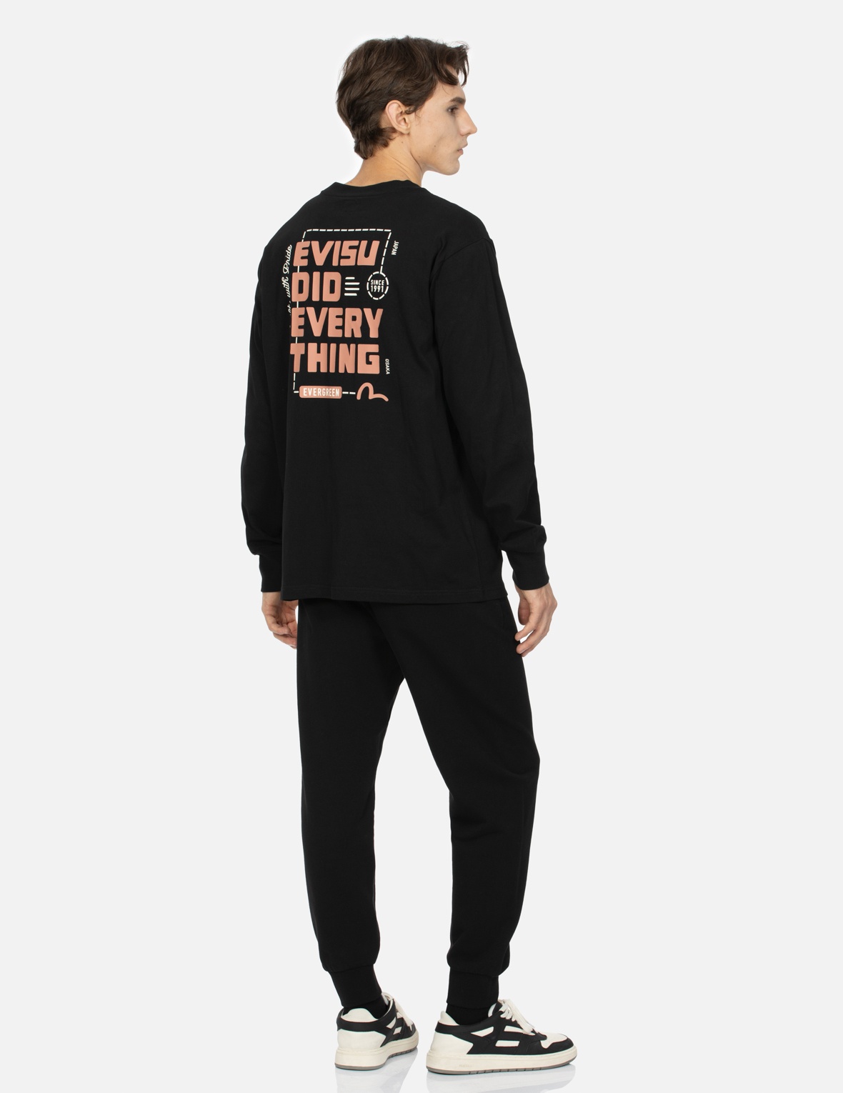 SLOGAN PRINT REGULAR FIT SWEATPANTS - 4