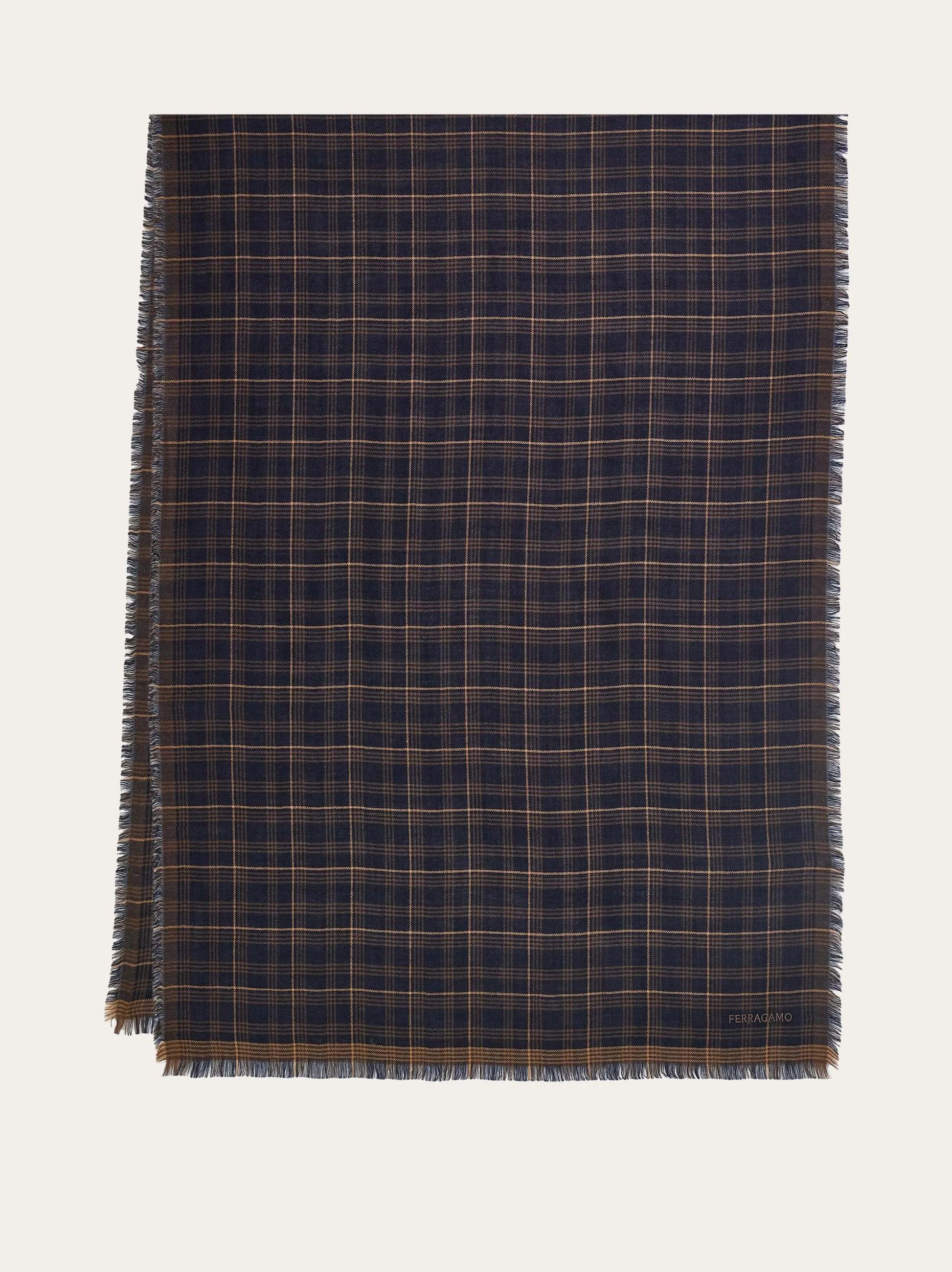 Cashmere and silk scarf - 1