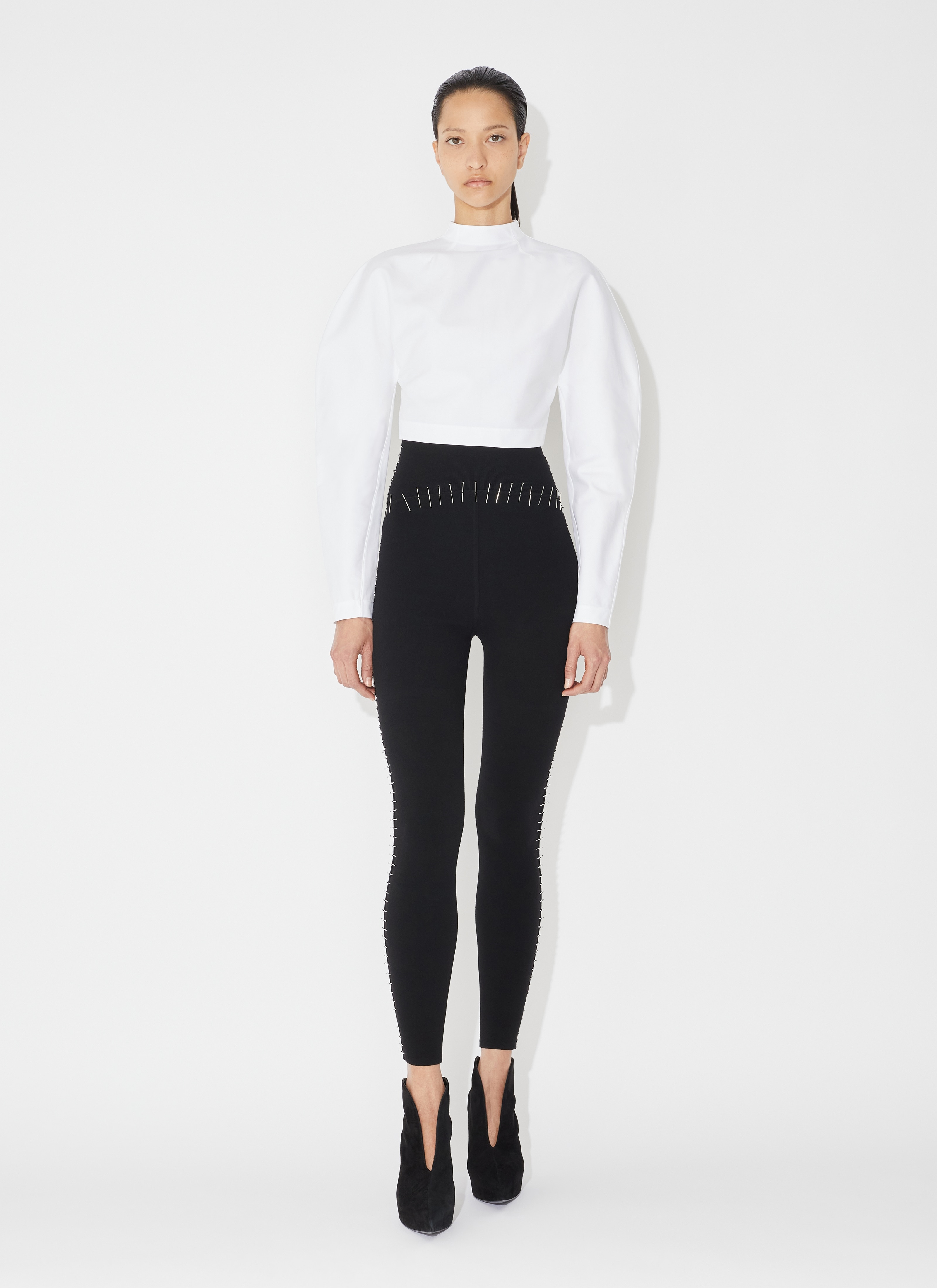 CROPPED POPLIN TOP - 2