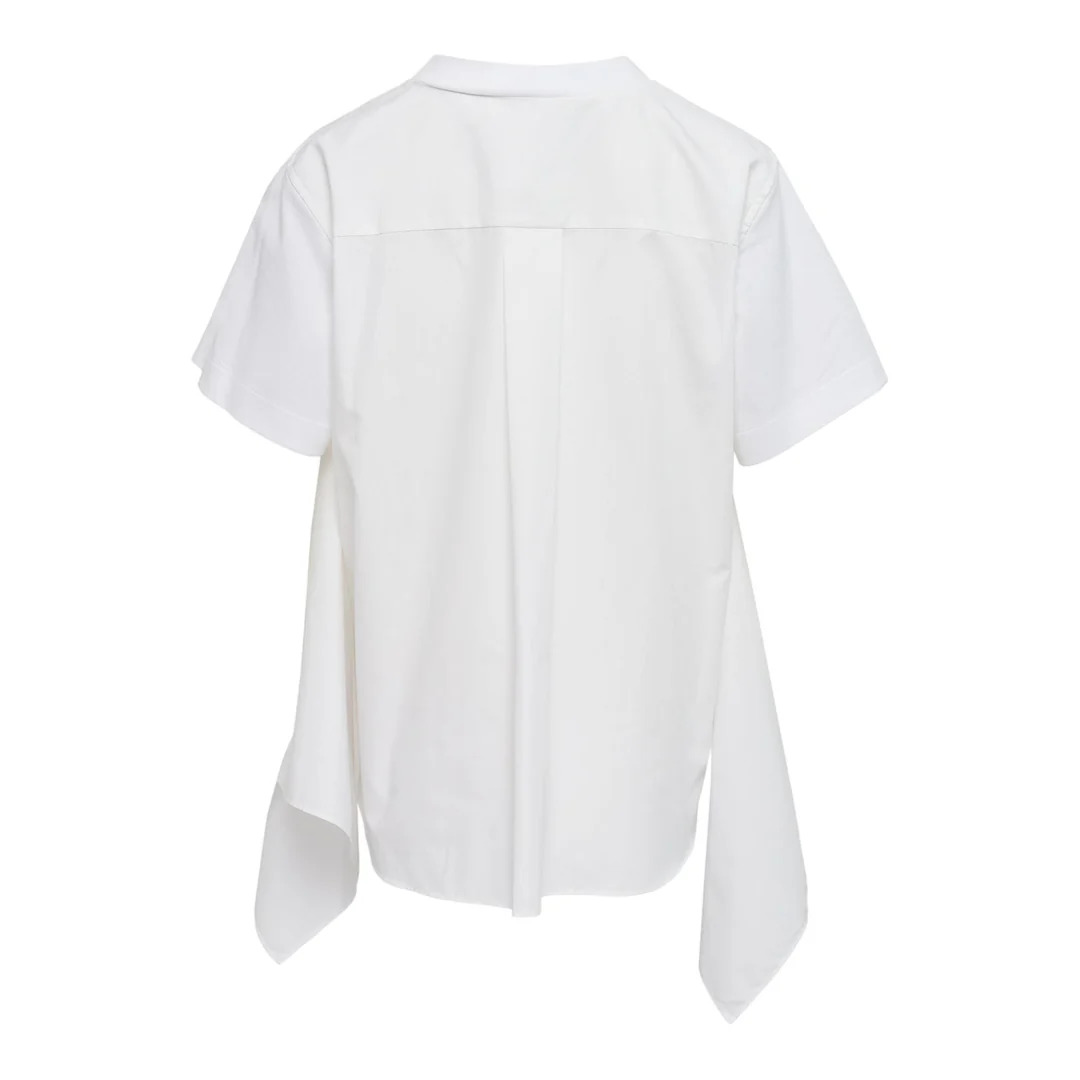 Poplin x Cotton Jersey T-shirt - 2