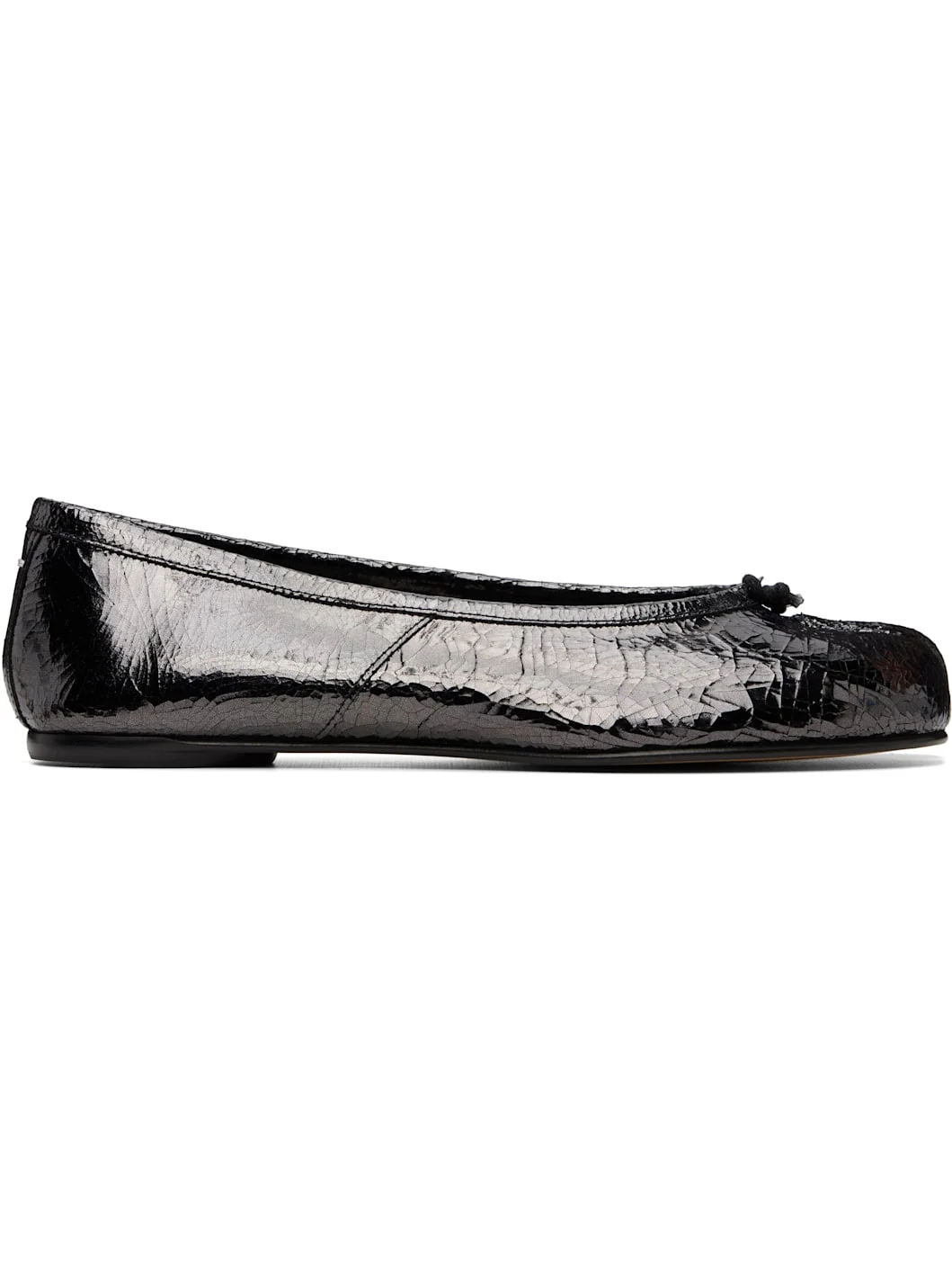 Black Tabi Broken Mirror New Ballerina Flats - 1
