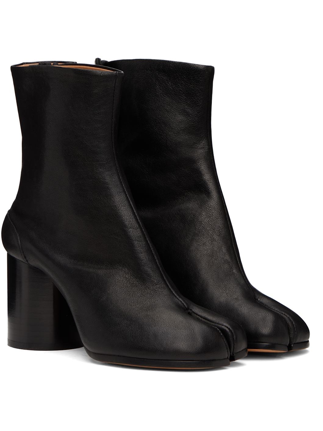 Black Tabi Ankle Boots - 4