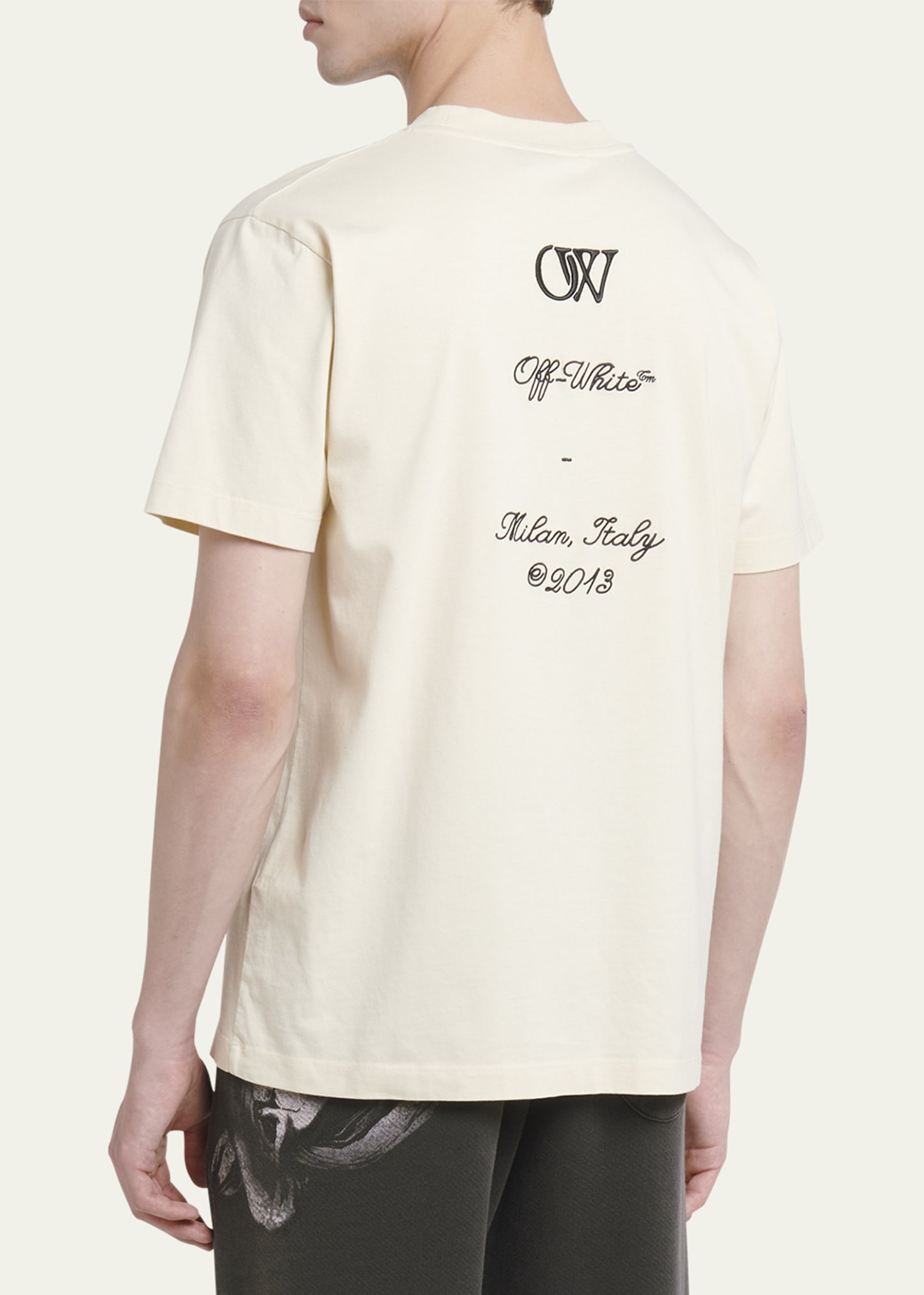 Men's Abloh Embroidered T-Shirt - 3