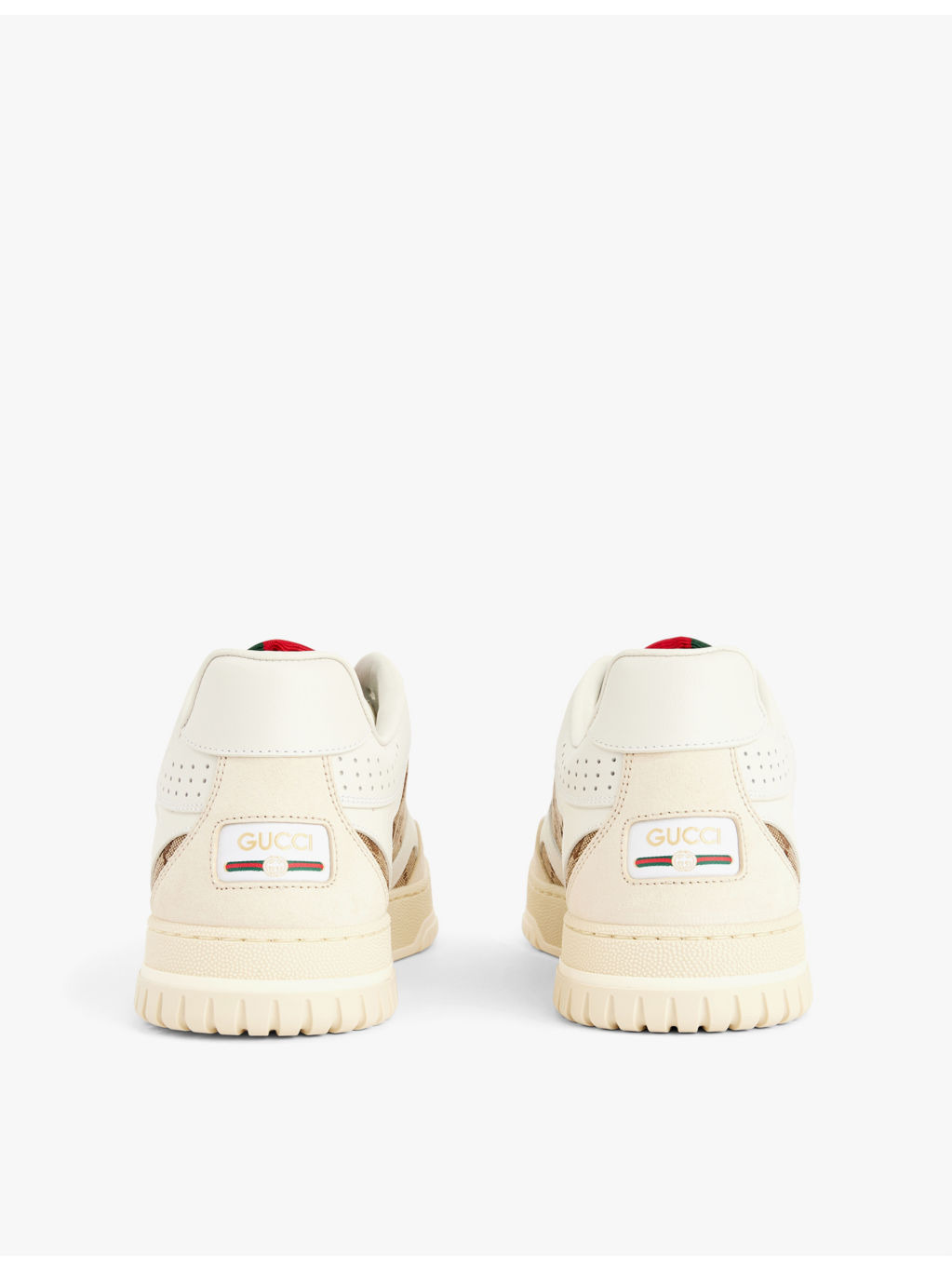 Re-Web leather low-top trainers - 4
