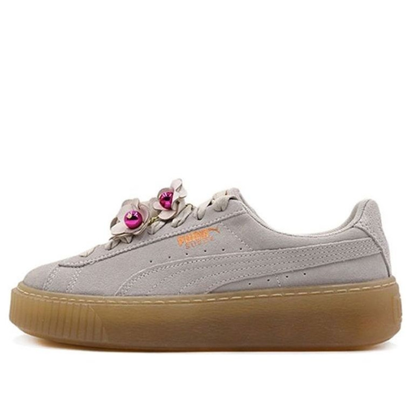 (WMNS) PUMA Platform Flower Tassel 'White' 369181-01 - 1