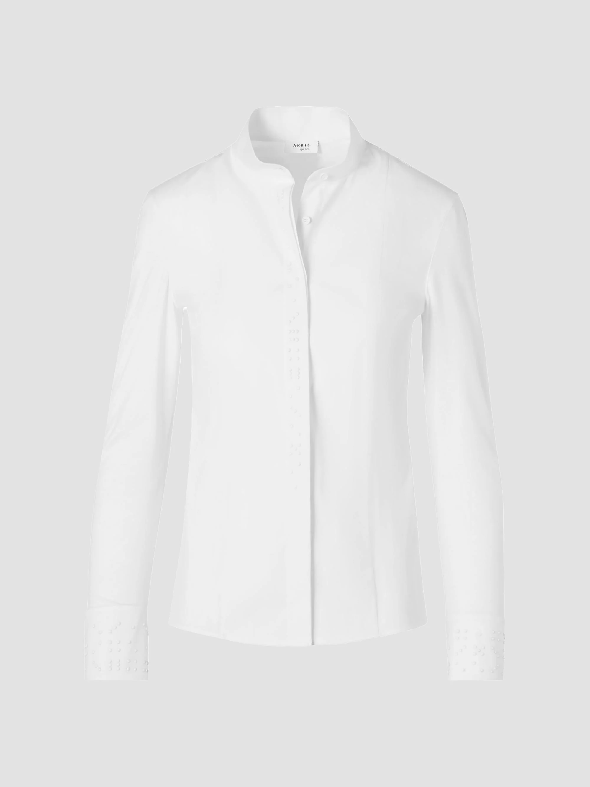Women's Cotton Poplin Shirt - Cream - 1