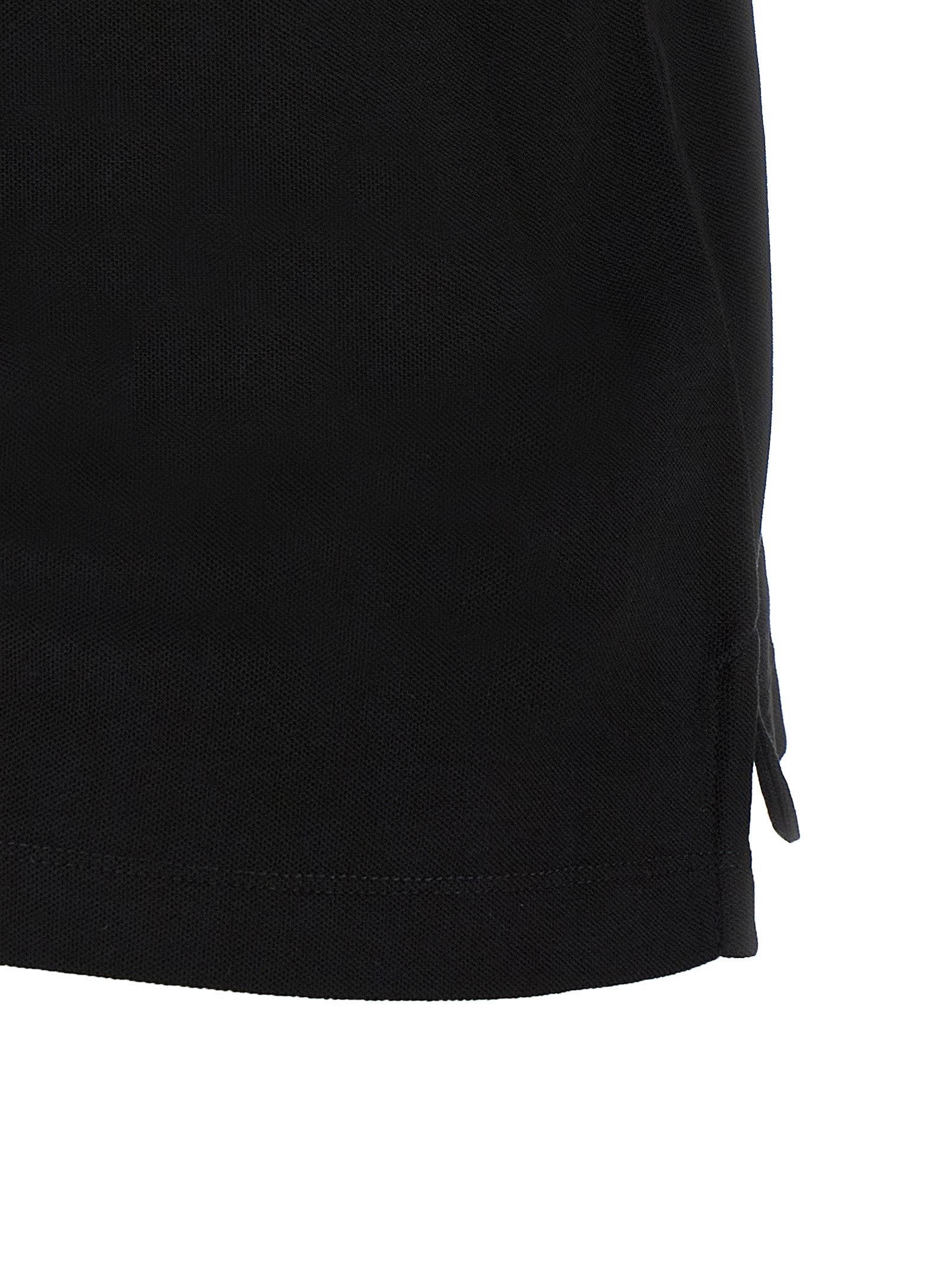Logo Patch Shirt Polo Black - 4