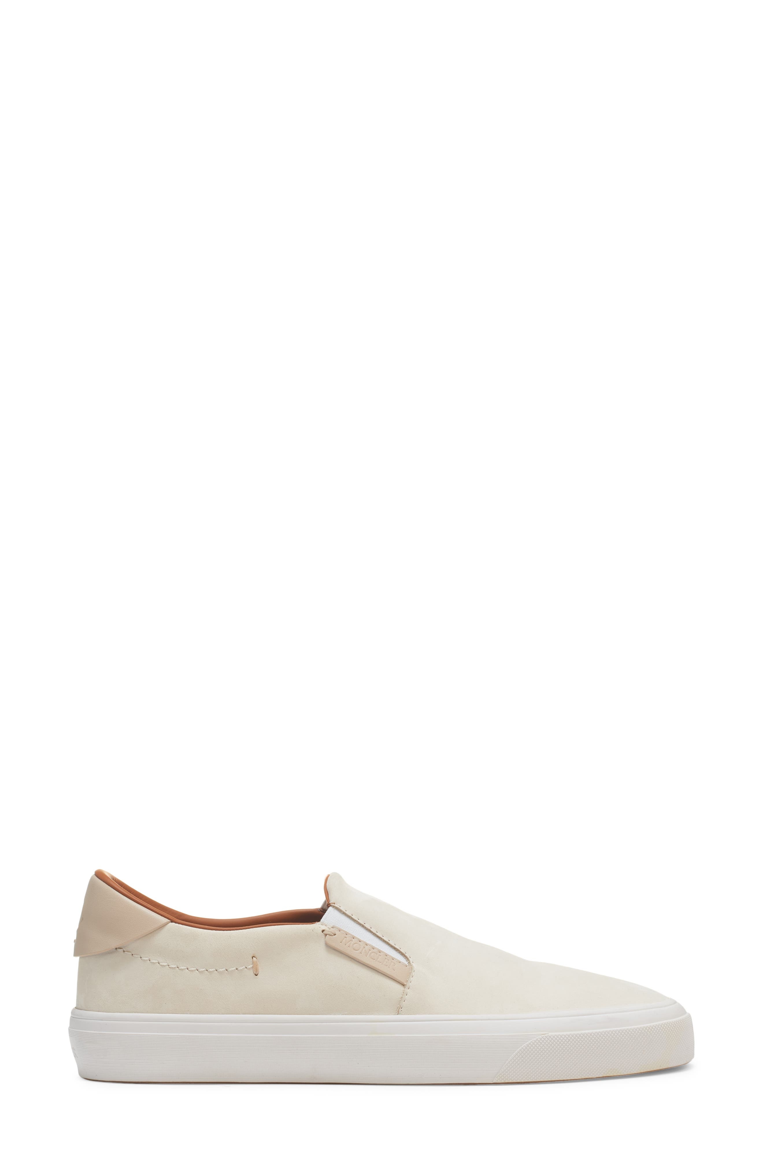 Moncler Monclub Slip-On Sneaker in Light Beige at Nordstrom - 3