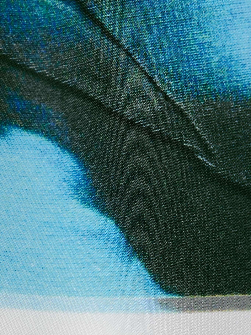 Delta printed crepe mini skirt 4